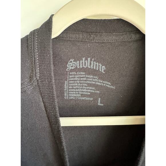 Sublime Band T-shirt Black Sun Graphic Size Large Unisex Fit and Style - Picture 4 of 5